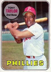 1969 Topps Baseball Cards      108     Tony Taylor